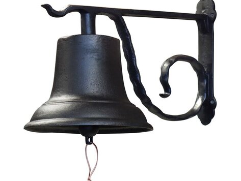 Cloche en fonte noire