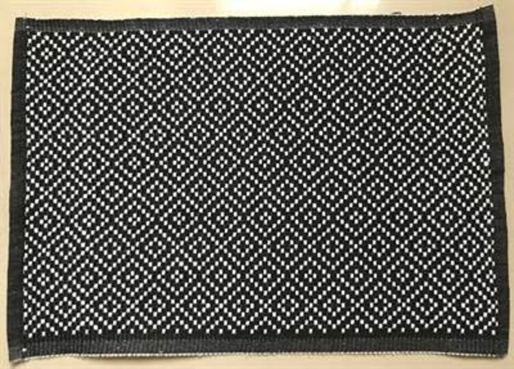 Napperon diamant-noir