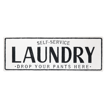 Affiche en métal - Self-service Laundry