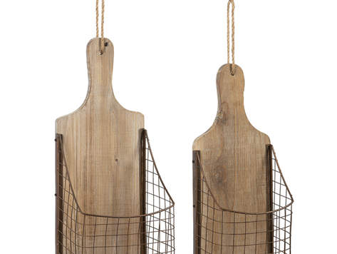 Panier mural grillagé- Petit