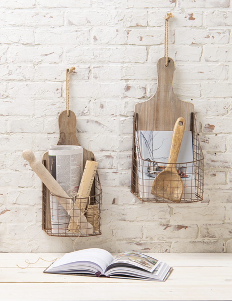 Panier mural grillagé- Petit