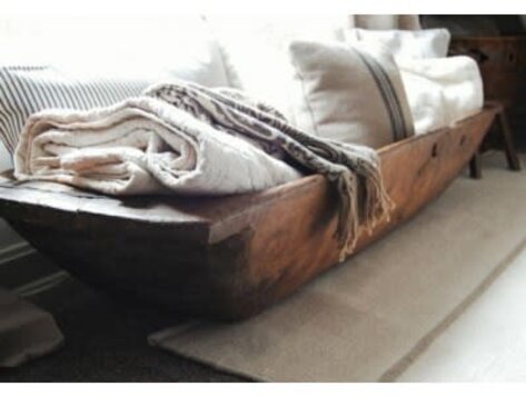 Bol décoratif en bois rustique