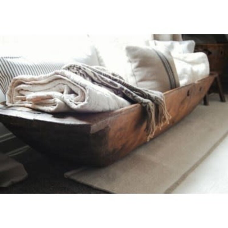 Bol décoratif en bois rustique