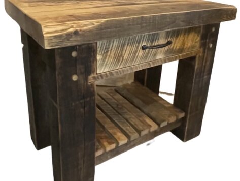 Ilot de cuisine Le Chef (Couleur La Vie de Chalet)