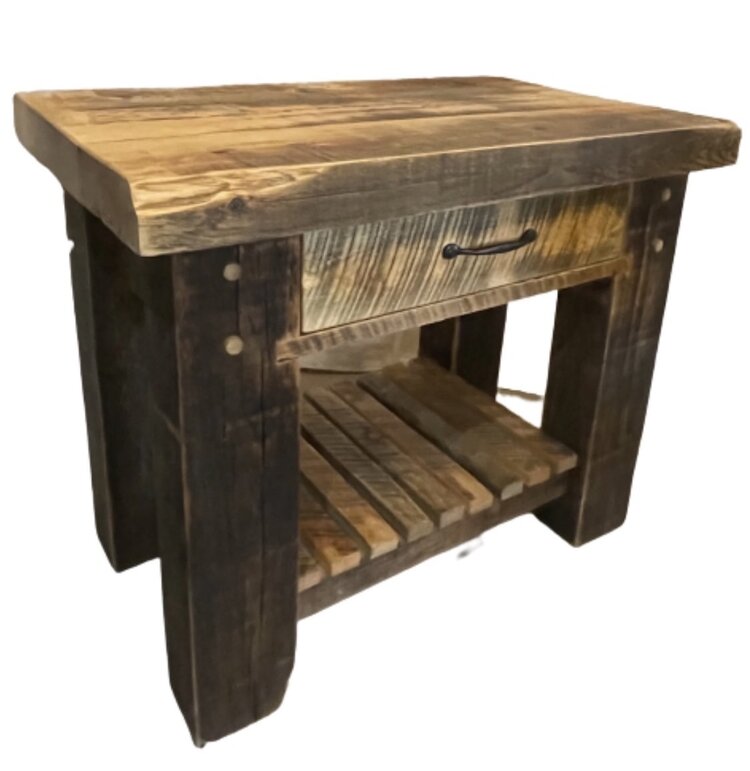 Ilot de cuisine Le Chef (Couleur La Vie de Chalet)