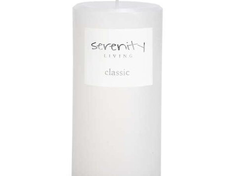 Chandelle Serenity blanche 3x6