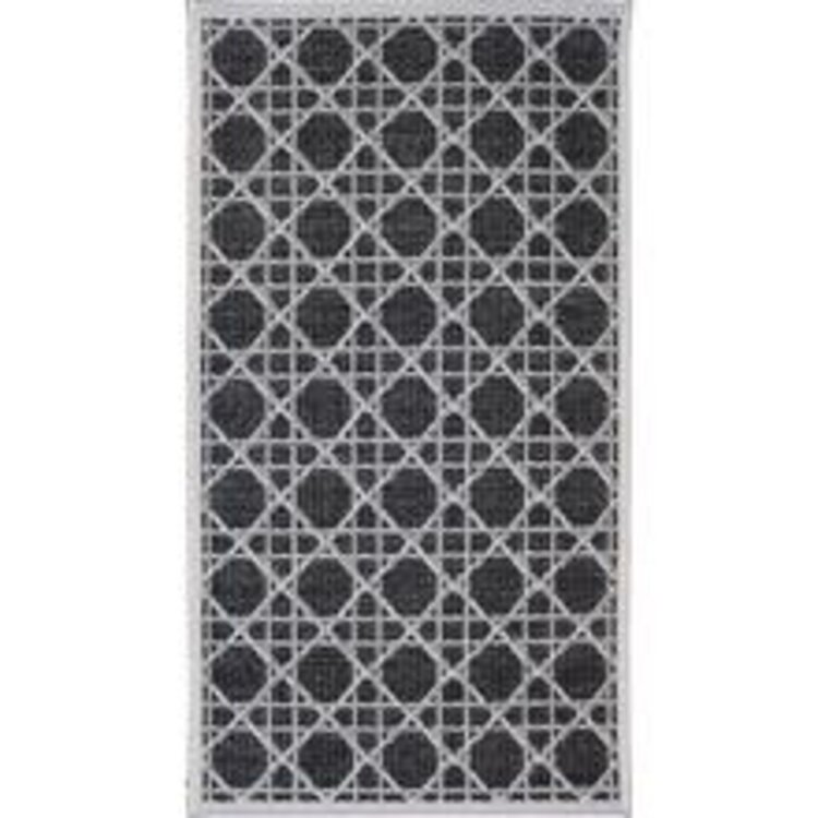 Tapis Monaco Griffin noir/taupe 24"x  44"