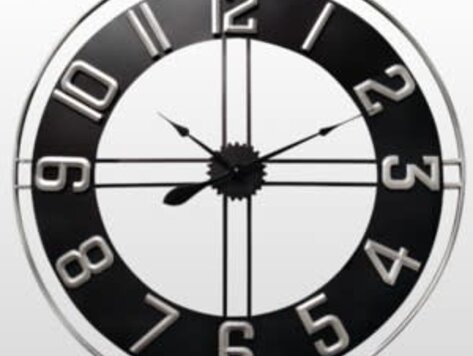 Horloge en métal ajouré 35 3/4" d