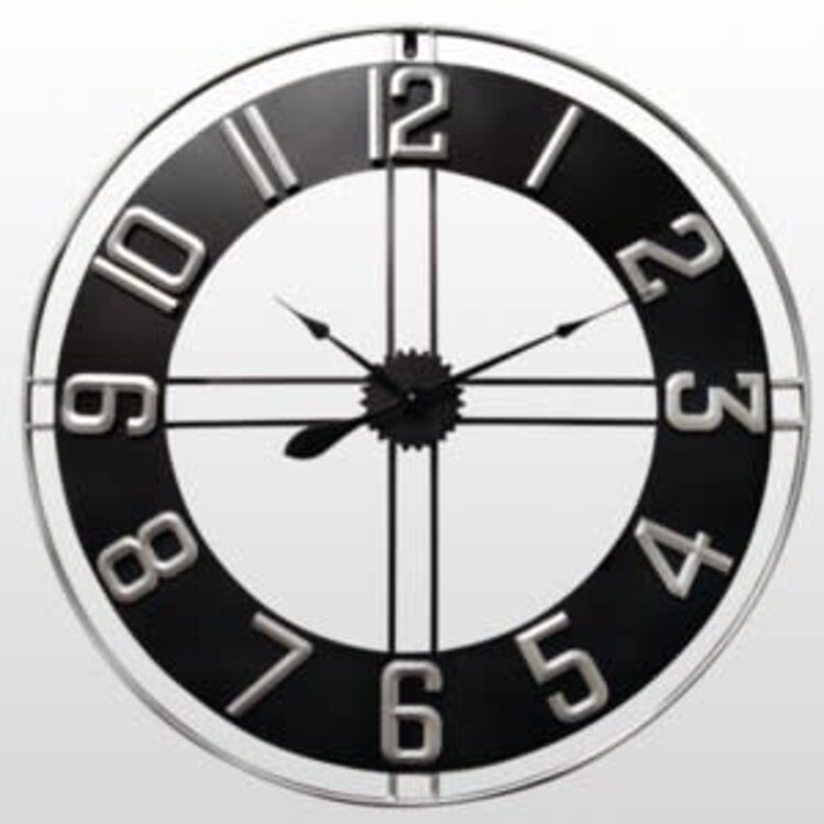 Horloge en métal ajouré 35 3/4" d