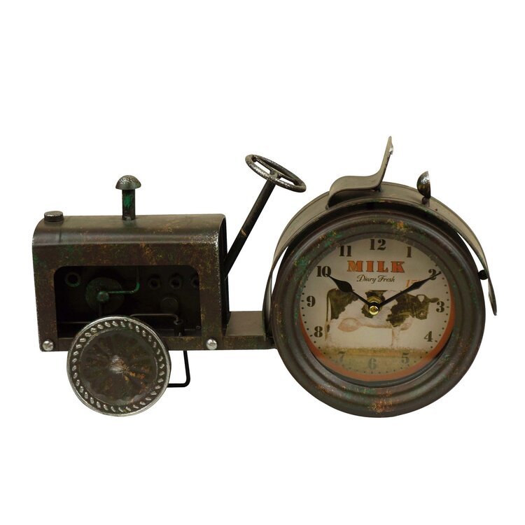 Horloge de table tracteur