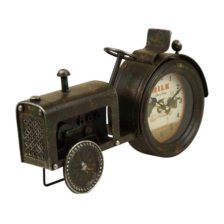 Horloge de table tracteur
