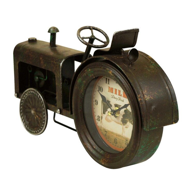 Horloge de table tracteur