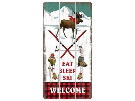 Affiche- Eat, sleep, ski
