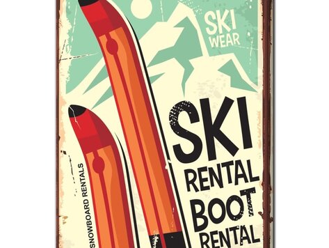 Cadre Ski Rental 22" x 28"