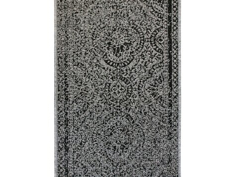 Tapis Monaco Circular Black Gray 2'x3'7"