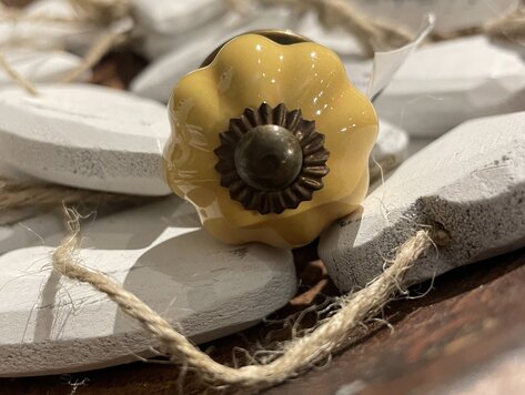 poignée mini melon cera jaune