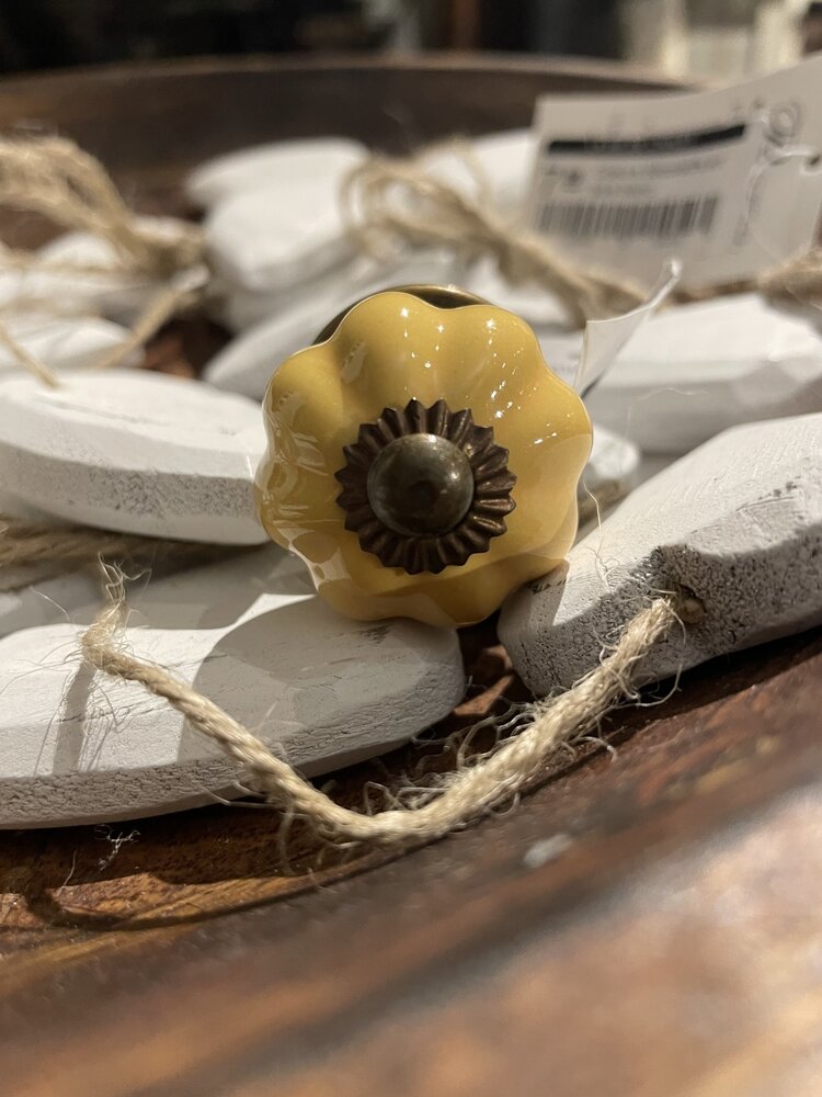 poignée mini melon cera jaune