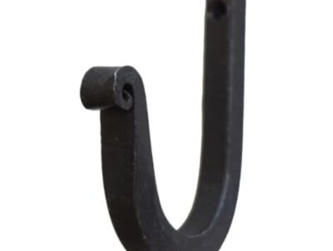 Crochet noir en fonte