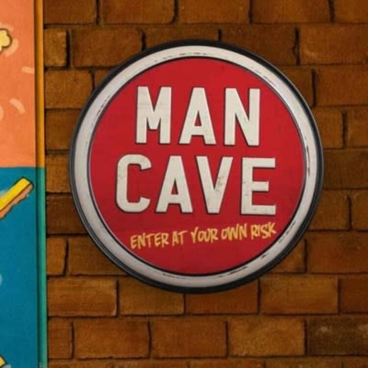 Affiche en métal - Man cave