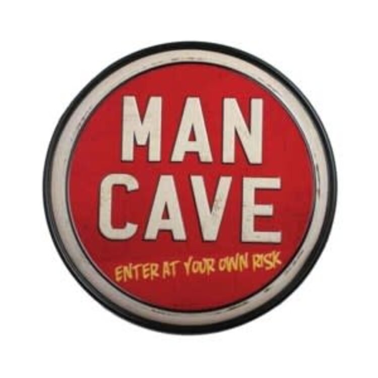 Affiche en métal - Man cave