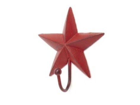 Crochet étoile rouge