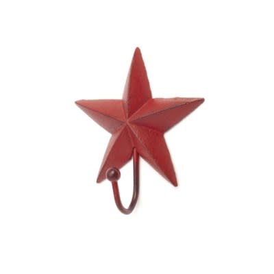 Crochet étoile rouge