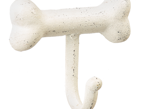 Crochet os de chien blanc