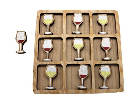 Jeu de Tic-Tac-Toe - Vin