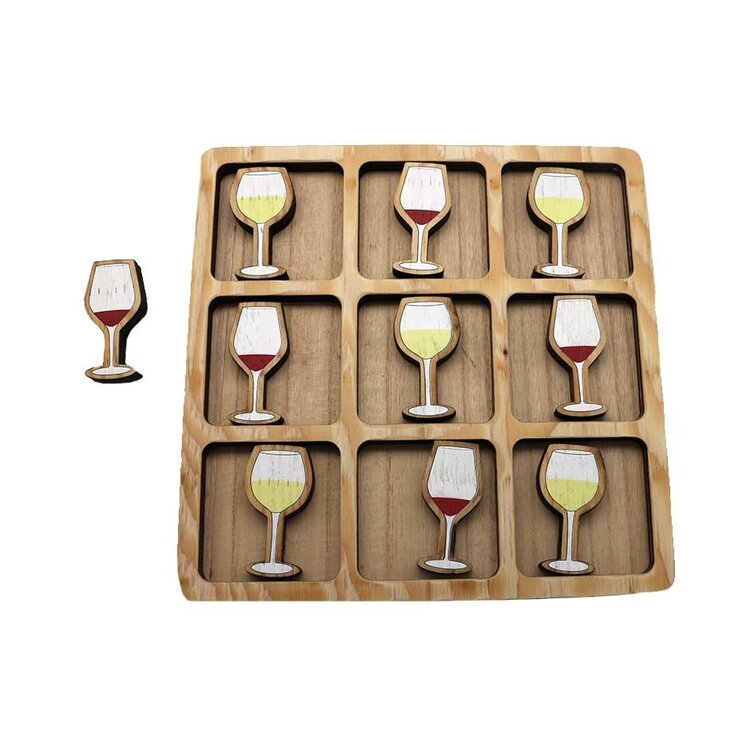 Jeu de Tic-Tac-Toe - Vin