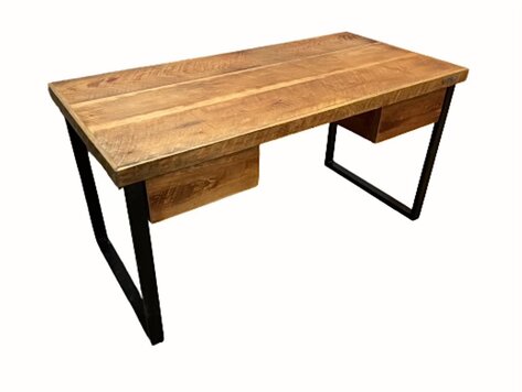 Bureau de travail Le Gagne-Pin (Couleur La vie de Chalet et noir)