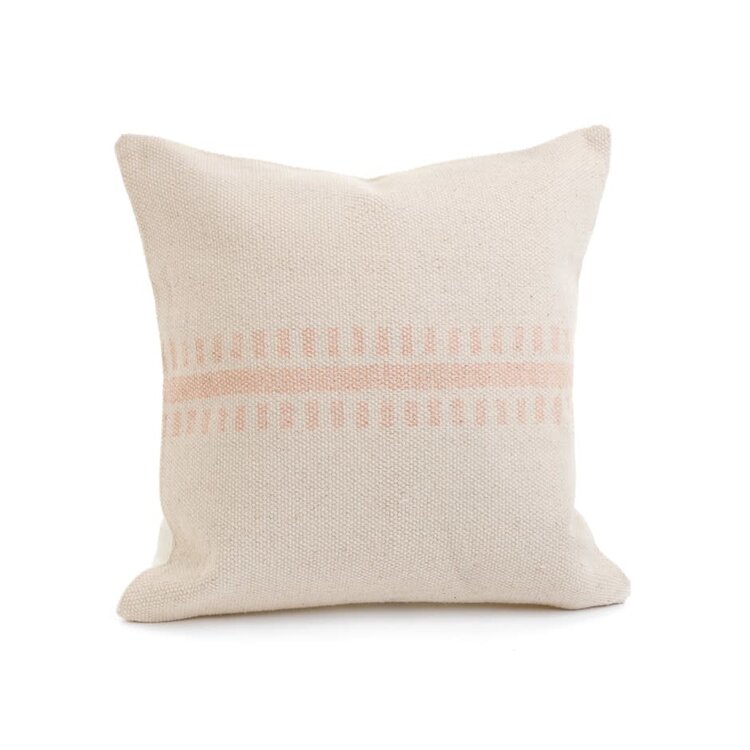 Coussin Altoona rose 17 x 17