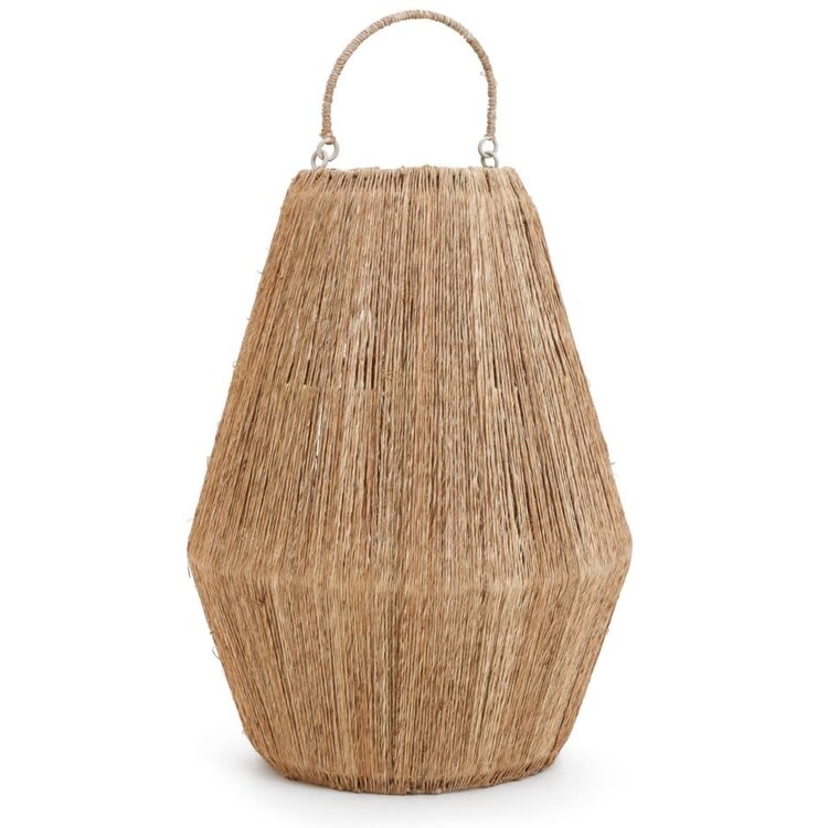 Grande lanterne en jute