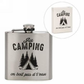 Flasque - Au camping 6 oz