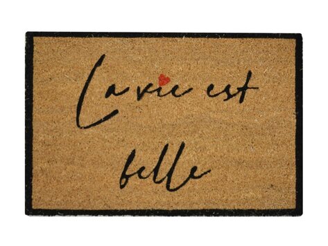 Tapis coco - La vie est belle