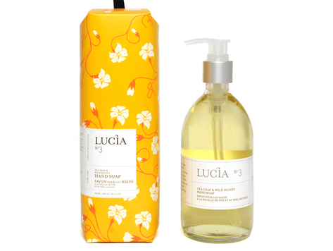 Lucia #3 -Savon pour les mains à la feuille de thé et au miel sauvage