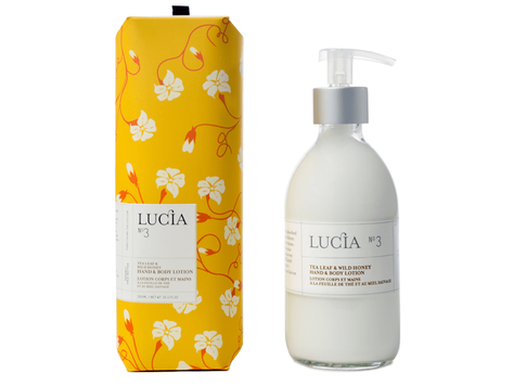 Lucia #3 -Lotion corps et mains à la feuille de thé et au miel sauvage