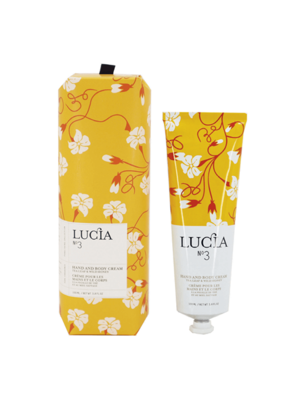 Lucia #3 -Crème pour les mains & corps à la feuille de thé et au miel sauvage