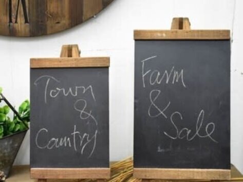 Tableau noir en bois - petit