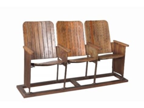 Banc de théâtre 3 places