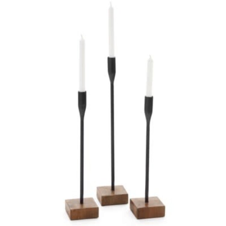 Chandelier brun et noir - Petit 17"H