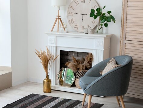 Tapis Wood Smoke 24"x 36"