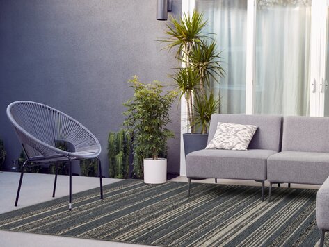 Tapis Esterno Marcus Dark Denim 4' x 6'