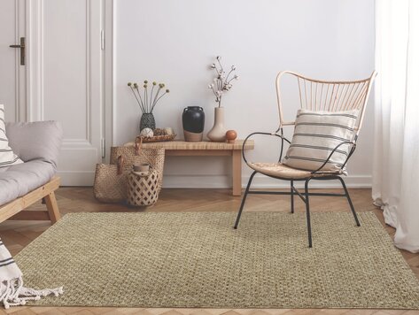 Tapis  Basket Weave natural 24"x  43"