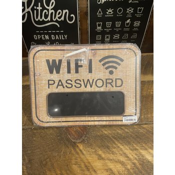 Affiche - WIFI Password brun