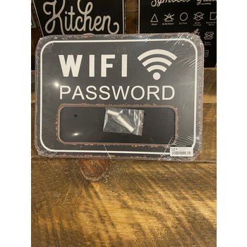 Affiche - WIFI Password noire