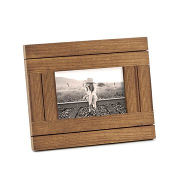 Cadre photo en bois 4" x 6" brun