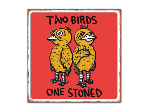 Affiche  en métal - One stoned