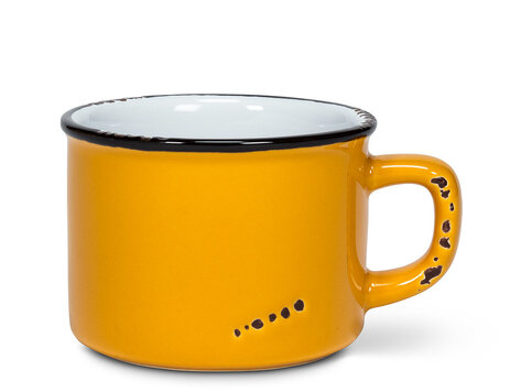 Tasse cappuccino ocre