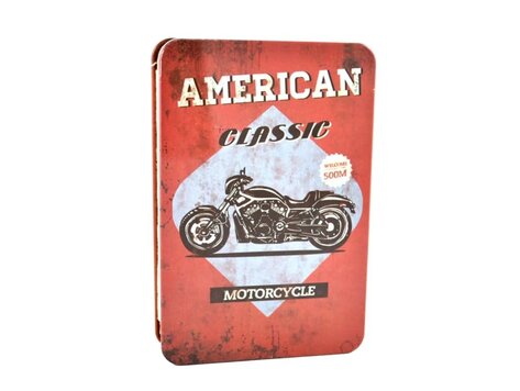 Cahier de notes en métal - Moto