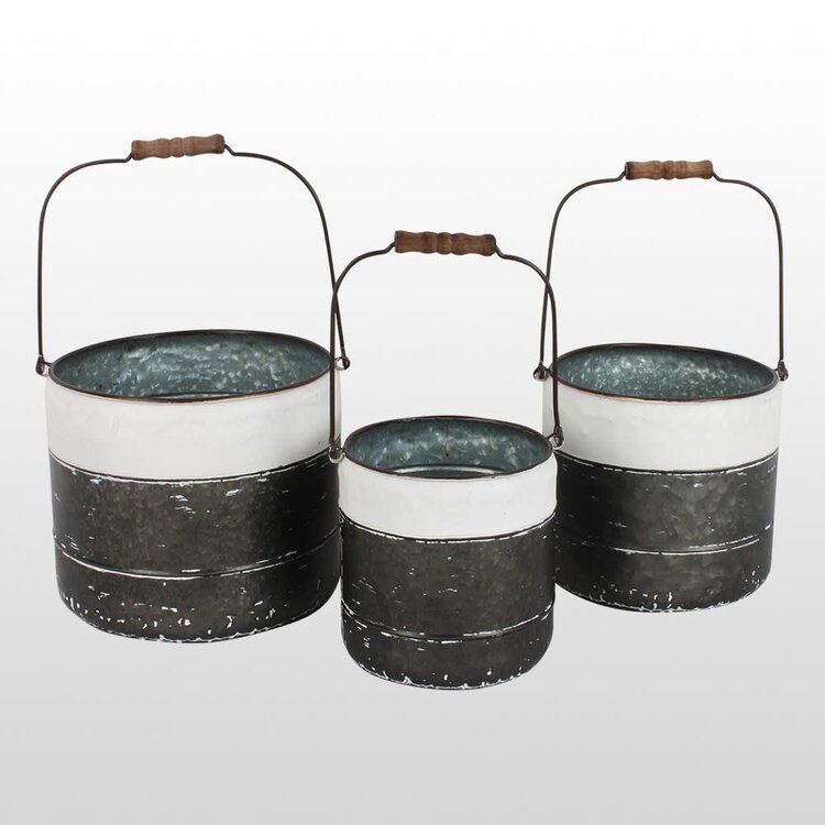 Pot en métal avec poignée - Grand